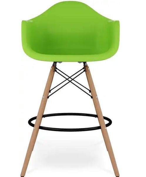 Стілець Тауер Вуд Eames барний високий зелений