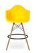 Стілець Тауер Вуд Eames барний високий жовтий &mdash; фото