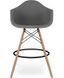 Стілець Тауер Вуд Eames барний високий сірий &mdash; фото